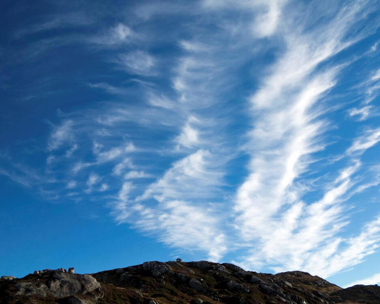 Clouds over Setesdalsheia, Norway, October 2013