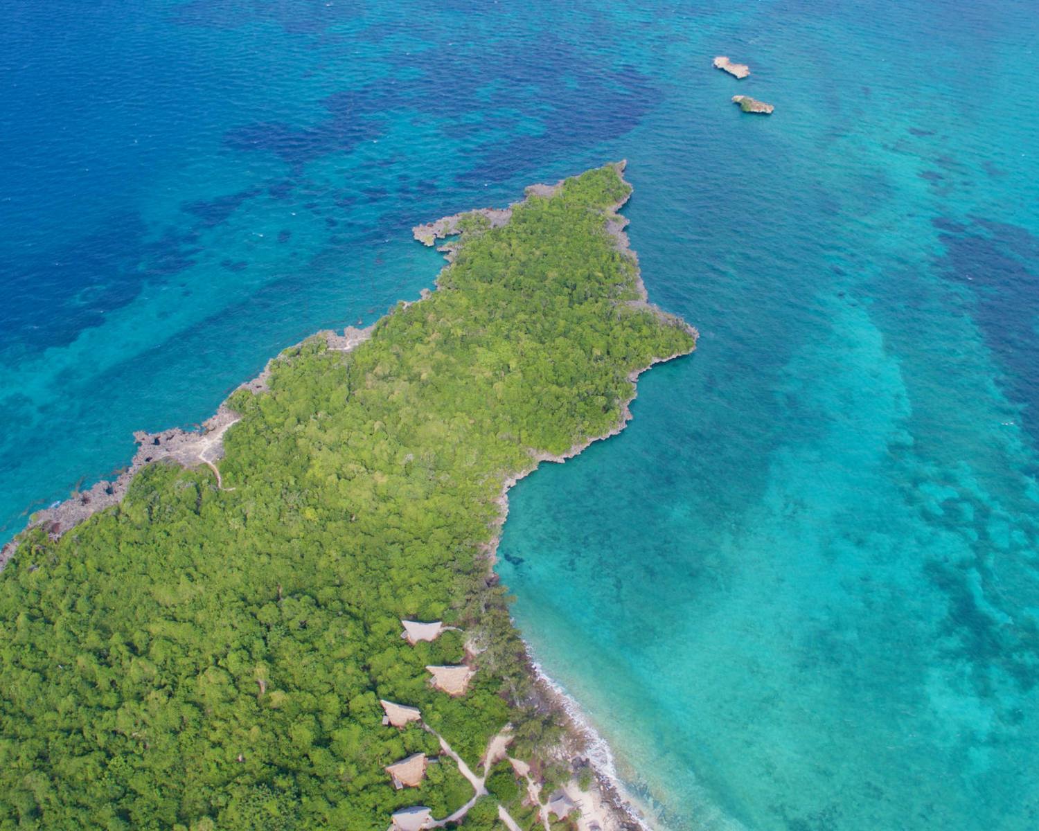 Chumbe Island Coral Park Drone Fly-over