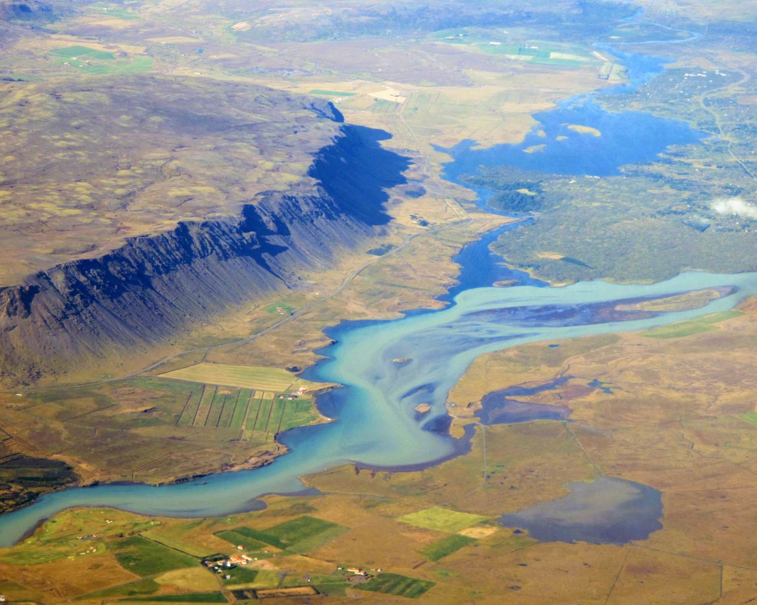 River Ölfusá just North of Selfoss, South Iceland