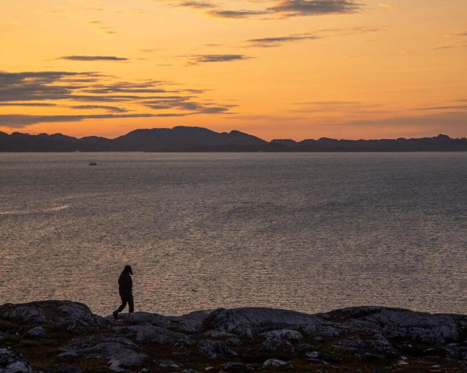 Sunset Nuuk, Greenlad